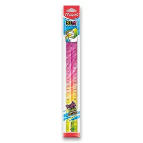 Pravítko Twint´n Flex duhové - 30 cm, mix barev